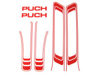 Maxi lines stickerset red PVC transfers
