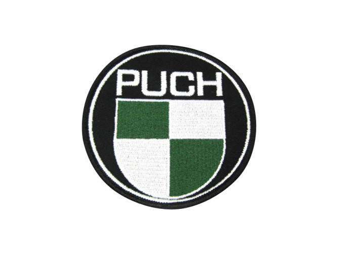 Strijkembleem Puch logo 90mm main
