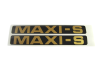 Zijkap sticker set Maxi S goud-zwart thumb extra
