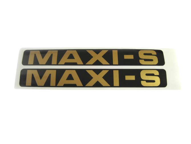 Zijkap sticker set Maxi S goud-zwart main