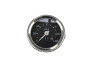 Speedometer kilometer 60mm 120 km/h black with chrome ring universal with light connection thumb extra