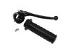 Handle set right throttle lever Lusito Original black A-quality (with brake light) thumb extra