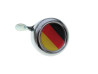 Bel chroom met landsvlag Duitsland (dome sticker) thumb extra