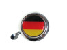 Bel chroom met landsvlag Duitsland (dome sticker) thumb extra