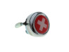 Bell chrome with country flag Switzerland (dome sticker) thumb extra