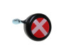 Bell black with country flag Denmark (dome sticker) thumb extra