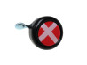 Bell black with country flag Denmark (dome sticker) thumb extra