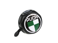 Bel zwart met Puch logo in kleur
