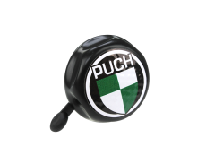 Bel zwart met Puch logo in kleur