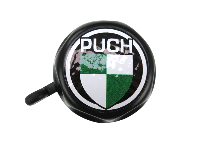 Bel zwart met Puch logo in kleur photo