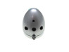 Scheinwerfer Eierlampe Nachbau Silbergrau Maxi (mittige Befestigung) thumb extra