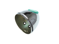 Scheinwerfer Eierlampe Gehause Nachbau Chrome Maxi (mittige Befestigung)
