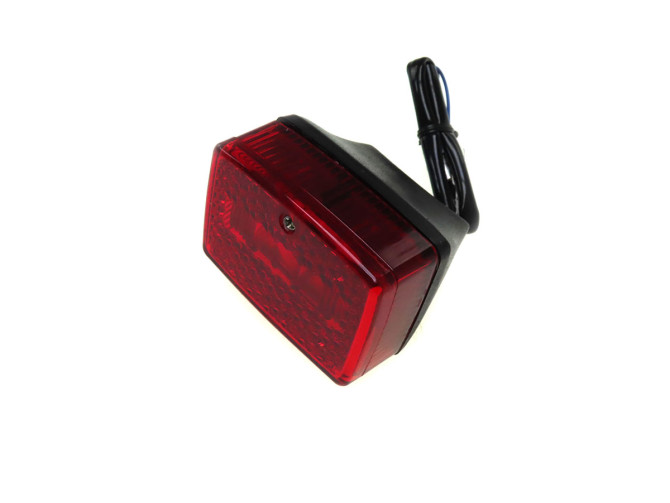 Taillight small black LED 12V with optional brake light main