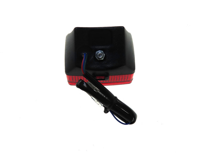 Taillight small black LED 12V with optional brake light photo