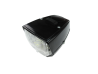Headlight square black LED! 6V with switch thumb extra
