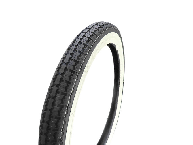 16 inch 2.25x16 Kenda K252 tire white wall with street profile! main