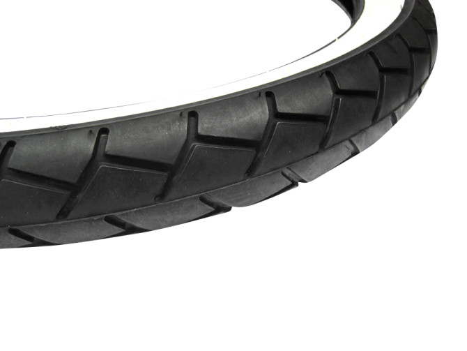 17 inch 2.25x17 Sava / Mitas MC11 tire semi slick white wall  photo