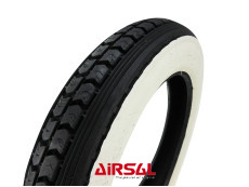 12 inch 3.00x12 Continental LB67WW tire white wall Puch DS50
