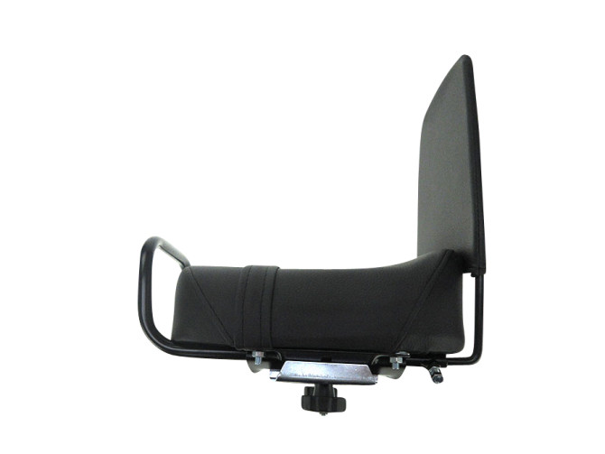 Duoseat rear carrier Xtreme black with back support photo