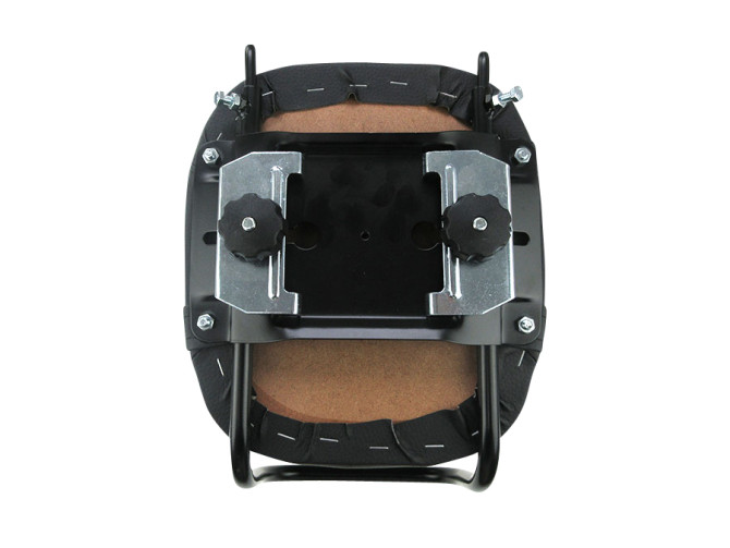 Duoseat rear carrier Xtreme black with back support photo