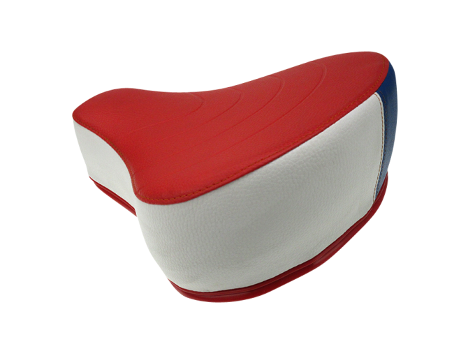 Saddle Puch Maxi red / white / blue main
