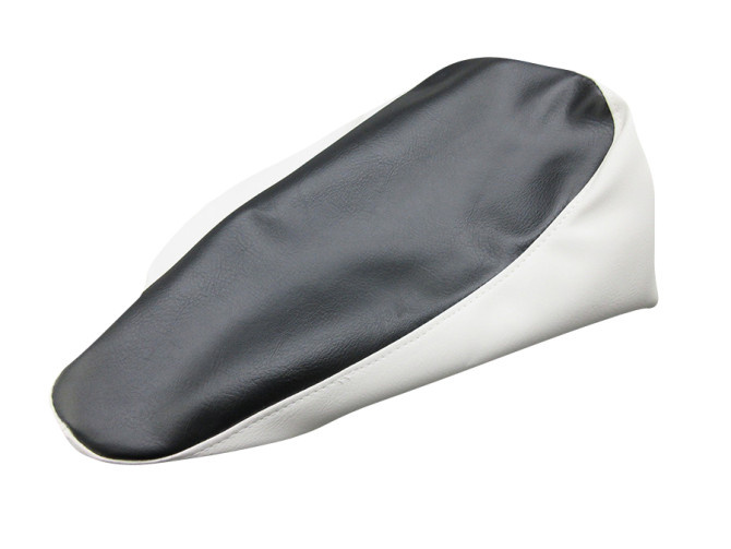 Buddyseat cover Puch DS50 with short buddy black and white  main