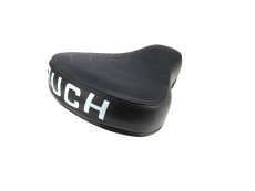Saddle Puch Maxi black thin Puch text (big font)
