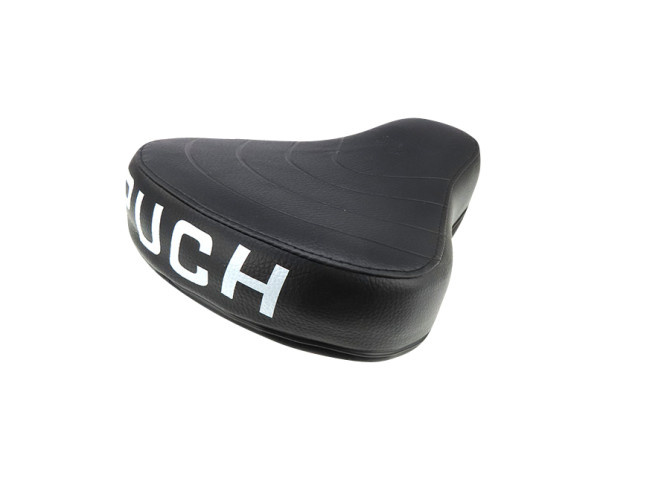 Saddle Puch Maxi black thin Puch text (big font) main