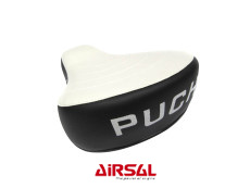 Saddle Puch Maxi black / white with text