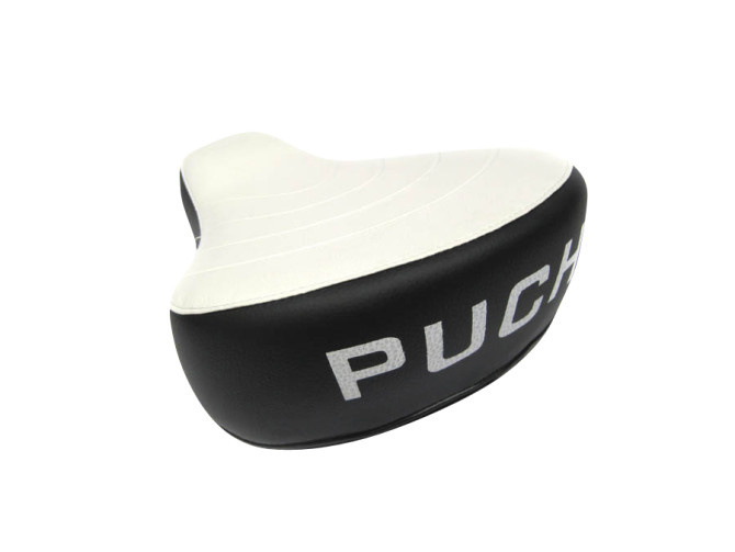Saddle Puch Maxi black / white with text main
